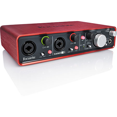 Focusrite Scarlett 2i4 2-Input/4-Output USB 2.0 Audio Interface