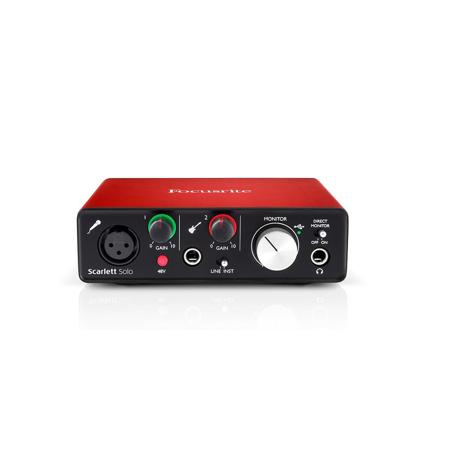 Focusrite Scarlett Solo 2nd Gen 2 Input/ 2 Output USB 2.0 Audio Interface