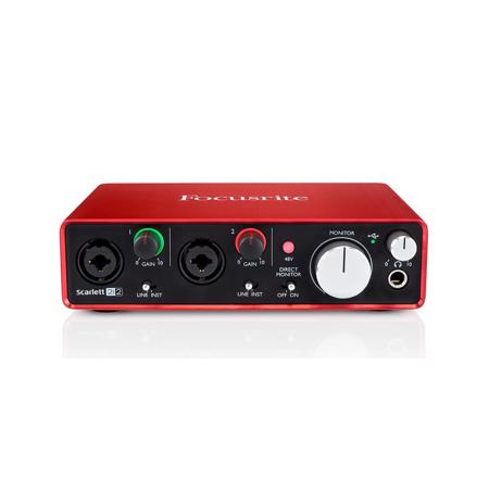 Focusrite Scarlett 2i2 2nd Gen 2 Input/2 Output USB 2.0 Audio Interface #1634060