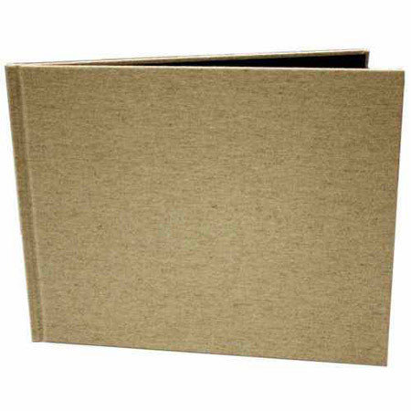 Unibind ProBook , linen 8.5x11 landscape 7mm , Color: natural .