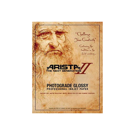 Freestyle Arista II 11x17" RC Glossy Inkjet Paper, 252gsm, 50 Sheets