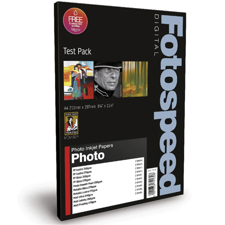 Fotospeed Photo Quality Inkjet Paper Test Pack, 8.3x11.7", 20 Sheets