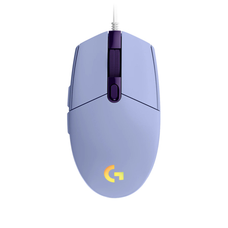 Logitech G Series G203 LIGHTSYNC RGB Wired Gaming Mouse Lilac