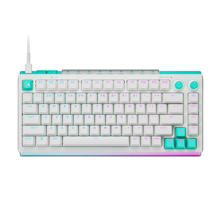 Logitech G5 Series G512 X 75 Wired RGB Mechanical Gaming Keyboard Linear Switches White