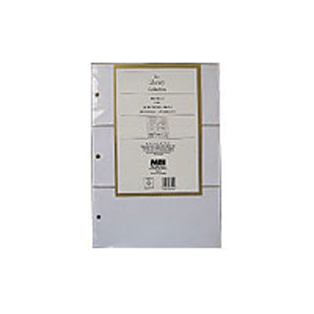 Adorama Archival Photo Pages Holds Four 4" x 11.5" APS or Panorama Prints, Pack of 25