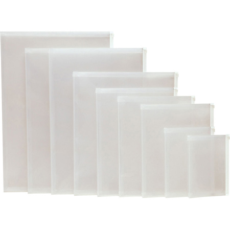 Itoya PolyZip Art & Photo Envelope, 20x26" Art and Poster Size, Clear