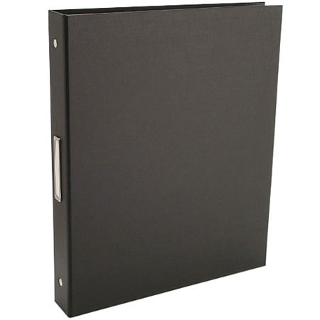 Pina Zangaro Bex 3 Ring Presentation Binder for 8.5" x 11" Pages, 1" Thick, Black Finish.