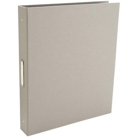 Pina Zangaro Bex 3 Ring Presentation Binder for 8.5" x 11" Pages, 1" Thick, Gray Finish.