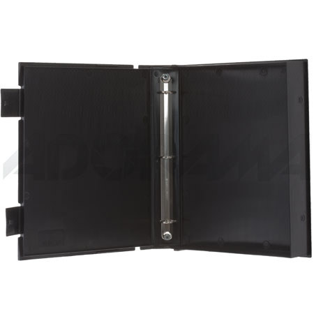 Adorama B9051 Archival Plastic Storage Binder Box,Black