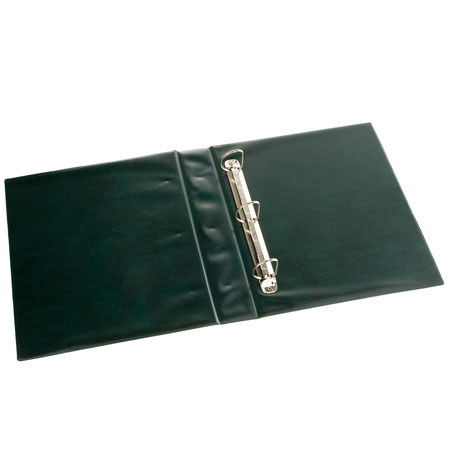 ClearFile 86000C 3 - 1.5" D-Ring Binder, Emerald, 10.25" x 13.62" x 2.5"