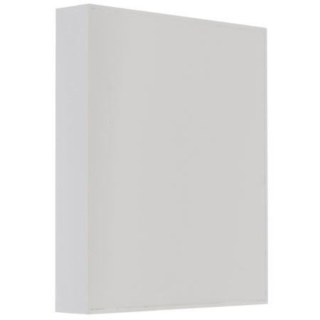 Print File Plastic Storage Binder Box without Rings, 9x11", Color: White