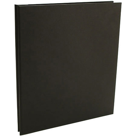 Pina Zangaro Bex 11" x 8.5" Screwpost Covers, Black Bookbinder's Cloth Finish.