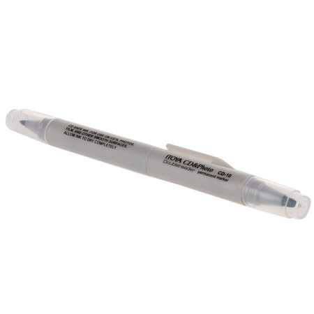 Itoya CD10BKBP Doubleheader Photo Permanent Ink Marker