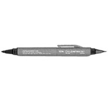 Itoya DH-40 Doubleheader Permanent Ink Marker Pen, Black Ink Both Ends, Bullet-tips