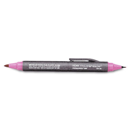 Itoya DH30PK DoubleHeader Permanent Ink Marker, Pink