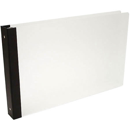 Pina Zangaro Frost, Frosted Acrylic 3 Ring Binder in Landscape Format 11" x 17" x 1"