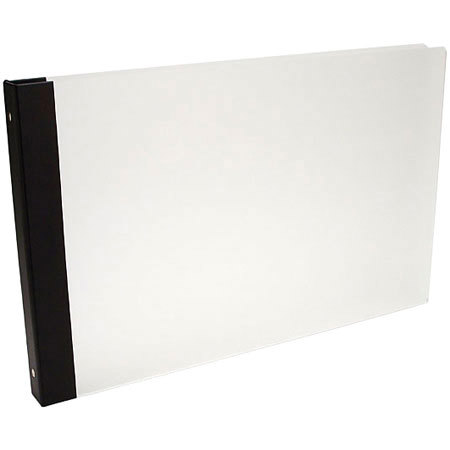 Pina Zangaro Frost, Frosted Acrylic 3 Ring Binder in Landscape Format 11" x 17" x 1/2"
