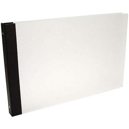 Pina Zangaro Frost, Frosted Acrylic 3 Ring Binder in Landscape Format 8.5" x 11" x 1/2"