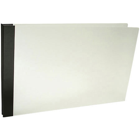 Pina Zangaro Frost 11" x 17" Screwpost Landscape Portfolio Book, Black Cloth Finish.