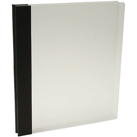 Pina Zangaro Frost, Expandable Translucent Acrylic Screwpost Portfolio Book, 14" x 11".