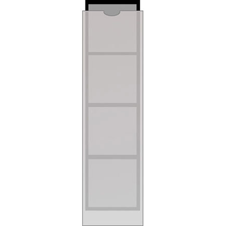 Duracraft GVG62 Glassine Envelopes, Holds 6x6cm Strip of 4 Open End, 100 Pack