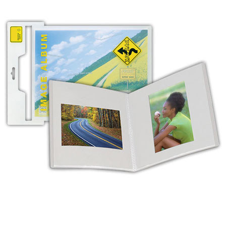 Itoya ZigZag Frost Image Bound Photo Album for 14x11", Holds 24 Images