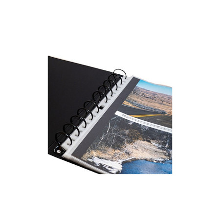 Itoya 9x12" Art Profolio Binder Refill Page, 20 Pages, Pack of 6, Clear