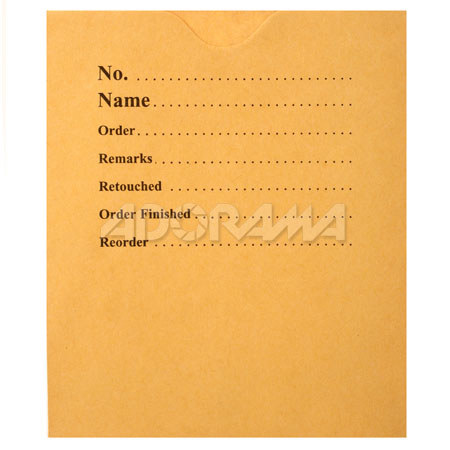 Savage 5085 4x5in Kraft Negative Preserver Envelopes