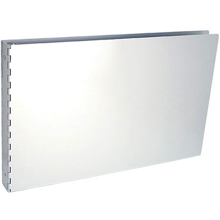 Pina Zangaro Machina, 8.5" x 11" x 1" 3 Ring Binder in Landscape Format, Satin Aluminum Finish.