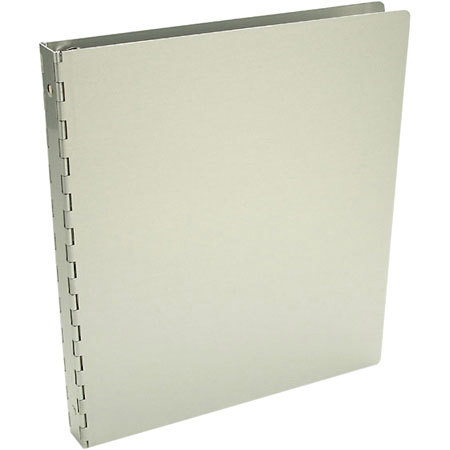Pina Zangaro Machina 3-Ring Binder, 1/2" Thick, Satin Finish Aluminum, 11.75" x 10" x 1" for 8.5" x 11" Pages