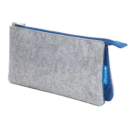 Itoya ProFolio Midtown Pouch, 5x9", Gray/Blue