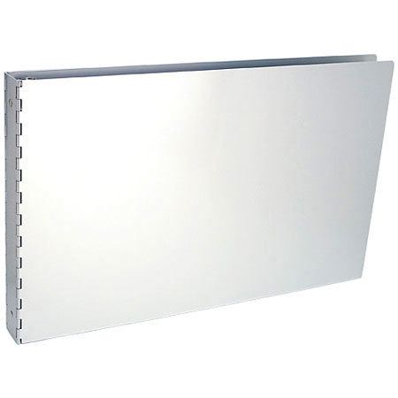 Pina Zangaro Machina, 3 Ring Binder in Landscape Format, 11.75" x 18.75" x 1.5" Holds 11" x 17" Pages, Satin Aluminum Finish.