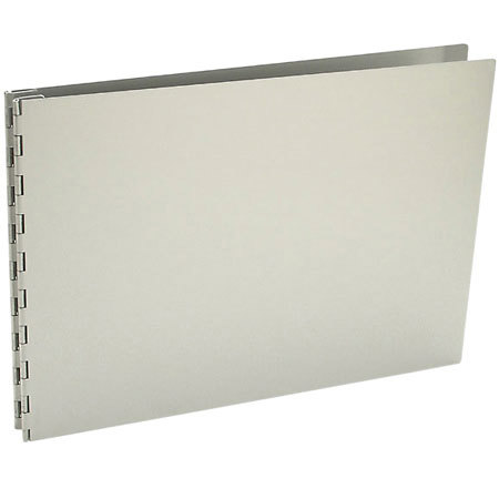 Pina Zangaro Machina 11" x 14" Screwpost Cover, Satin Aluminum Finish, Landscape Format.