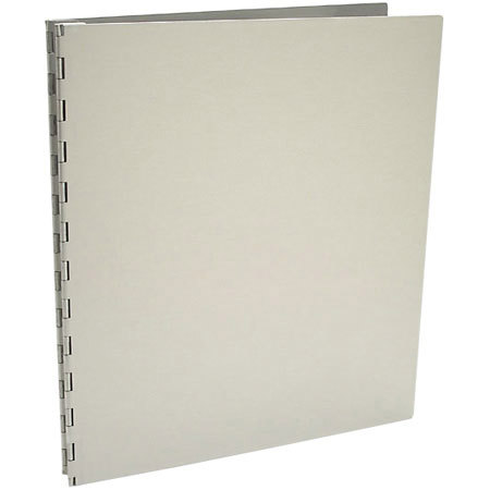 Pina Zangaro Machina Screwpost Covers, 11.75" x 10" x .75" Holds 8.5" x 11" Pages, Satin Aluminum Finish.