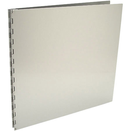 Pina Zangaro Machina, 12" x 12" Screwpost Covers, Satin Aluminum Finish.