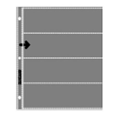 Archivalware Polypropylene Negative Album Pages, 120mm, 3 Frames, 100 Pack