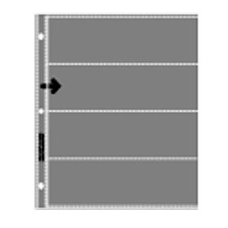 Archivalware Polypropylene Negative Album Pages, 120mm, 3 Frames, 25 Pack