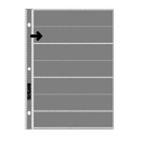 Archivalware Polypropylene Negative Album Pages, 35mm, 5 Frames, 25 Pack
