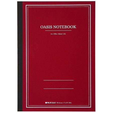 Itoya Large ProFolio Oasis Notebook, B5 (7x9.9"), Brick