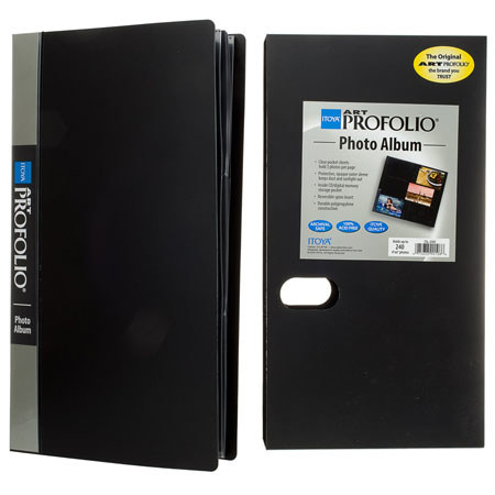 Itoya Slim Portfolio Photo Album, Holds 240 4x6" Photos