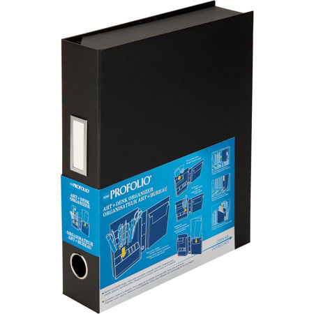 Itoya ProFolio Art and Desk Organizer, 8.5x11", Black
