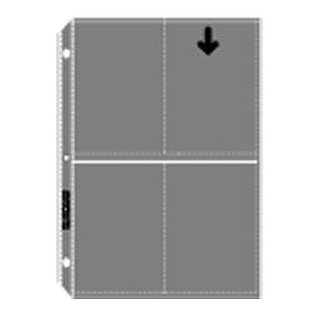 Archivalware Polypropylene Photo Album Pages, Holds 8 Prints 3.5x5", 25 Pack