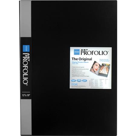 Art Profolio Presentation Book with 11x14" 24 Pocket Pages, 48 Views