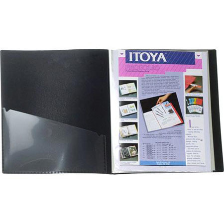 Itoya Bound Art Profolio Presentation Book with 17x22" 24 Pocket Pages, 48 Views