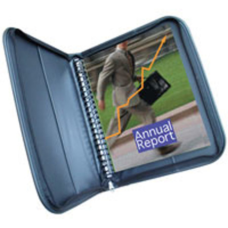 Samsonite 8.5x11" Nubuc Leather Portfolio Case with 10 Archival Polypropylene Pages