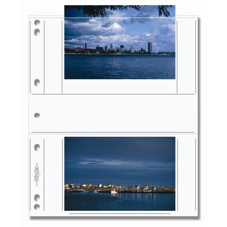 Print File 46-4P 8 mil Polypropylene Photo Album Page, 4x6", 25 Pieces