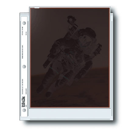 Print File Negative Pages Holds One 8" X 10" Sleeved Negative or Transparency, Pack of 100
