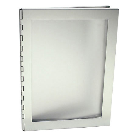 Pina Zangaro Camden Series Archival Aluminum Presentation Folder with Windowed Cover, 8.5" x 11" x .375".