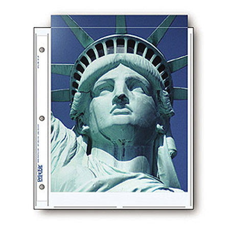 Print File Photo Pages Holds Two 8.5x11" Prints, Pack of 500