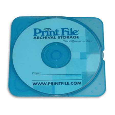 Print File TP-Poly-BLU Trimpak CD Polypropylene Case